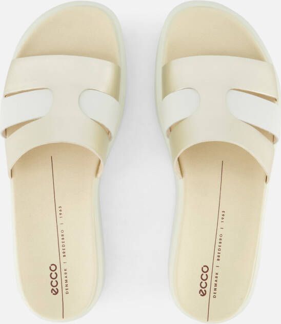ECCO Flowt Slippers wit Leer
