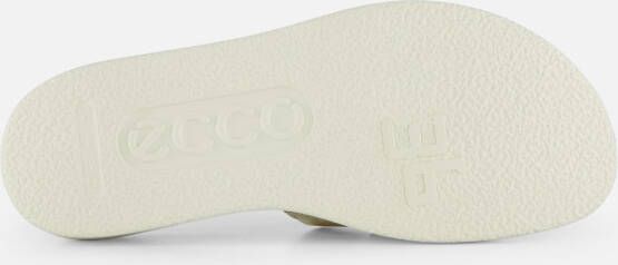 ECCO Flowt Slippers wit Leer