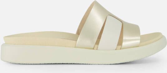 ECCO Flowt Slippers wit Leer