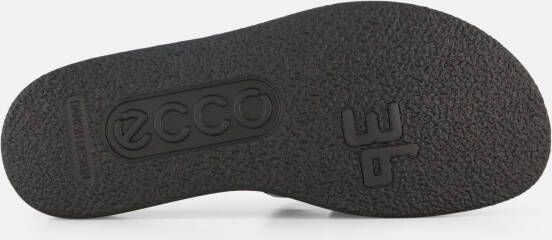ECCO Flowt Slippers zwart Leer