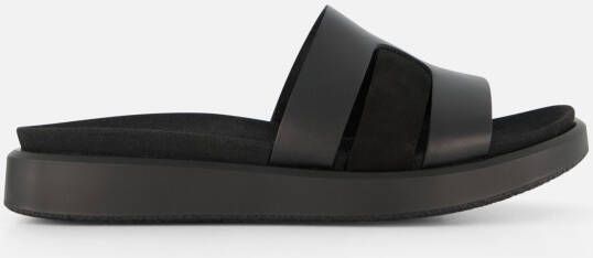 ECCO Flowt Slippers zwart Leer