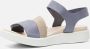 ECCO Flowt W Sandalen blauw Leer Dames - Thumbnail 47