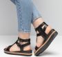 ECCO Flowt Wedge LX sandalen met sleehak beige - Thumbnail 10