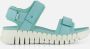 ECCO Gruuv Sandalen blauw Leer Dames - Thumbnail 7