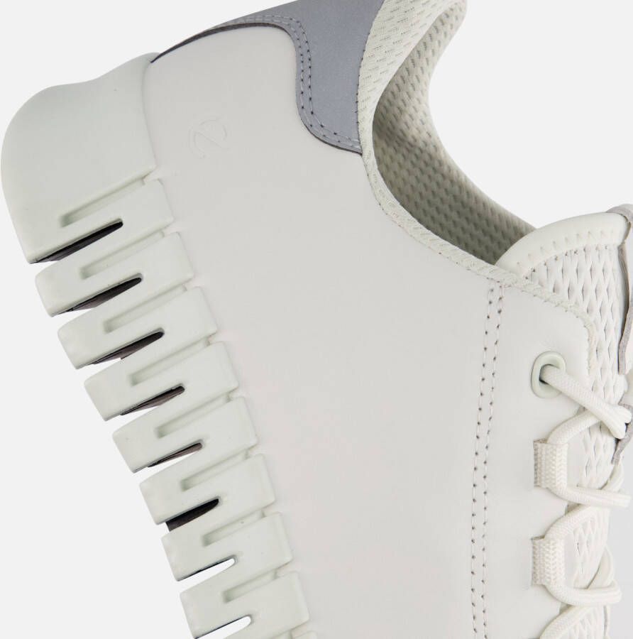 ECCO Gruuv Sneakers wit Leer
