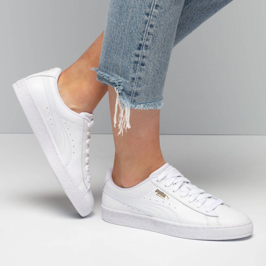 ECCO Gruuv W Sneakers wit Leer