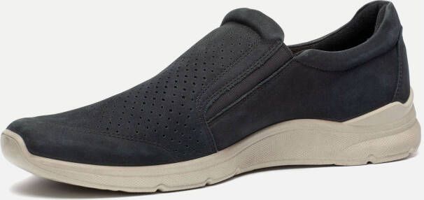 ECCO Irving Instappers Blauw Nubuck