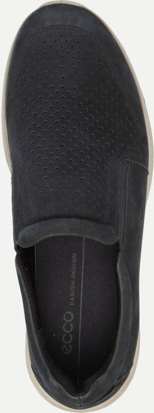 ECCO Irving Instappers Blauw Nubuck