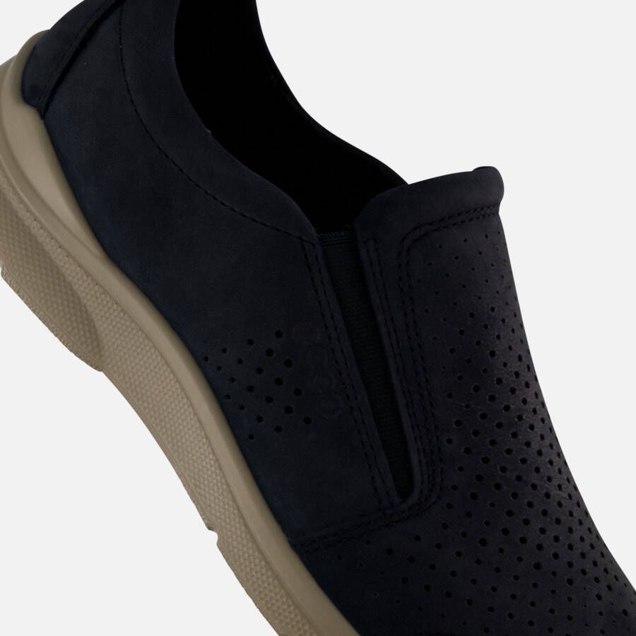 ECCO Irving Slip On Instappers blauw Nubuck
