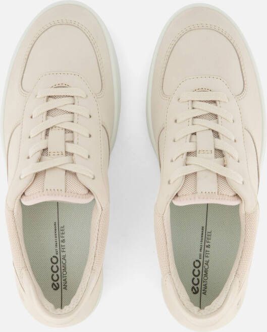 ECCO Leisure Sneakers Beige Leer