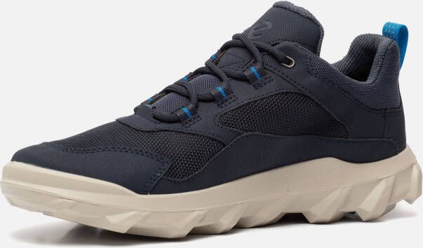 ECCO MX M Low GTX Sneakers Blauw Textiel