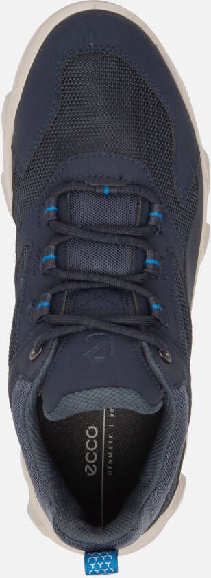 ECCO MX M Low GTX Sneakers Blauw Textiel