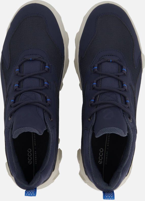 ECCO MX M Low GTX Sneakers Blauw Textiel