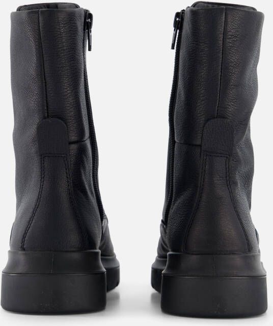 ECCO Nouvelle Veterboots zwart Leer