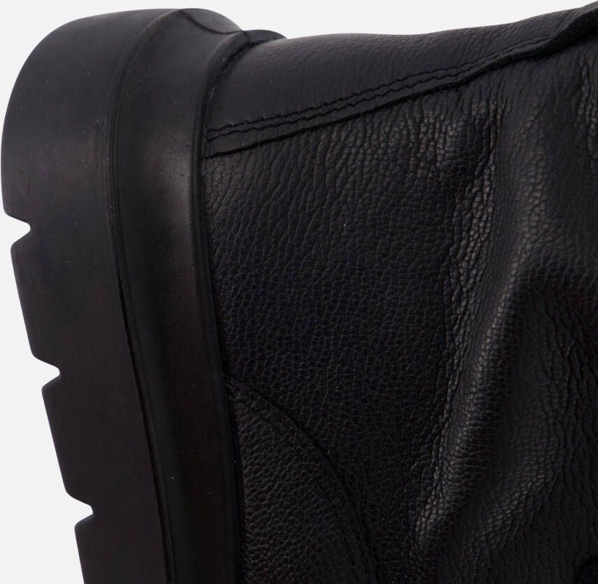 ECCO Nouvelle Veterboots zwart Leer