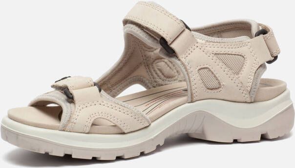 ECCO Offroad Sandalen Beige Leer