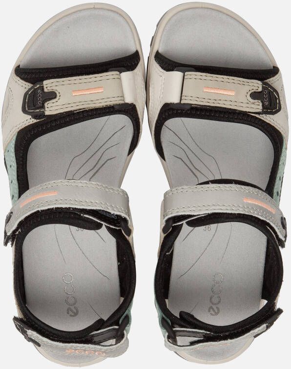 ECCO Offroad Sandalen blauw Leer