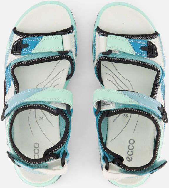 ECCO Offroad Sandalen blauw Nubuck