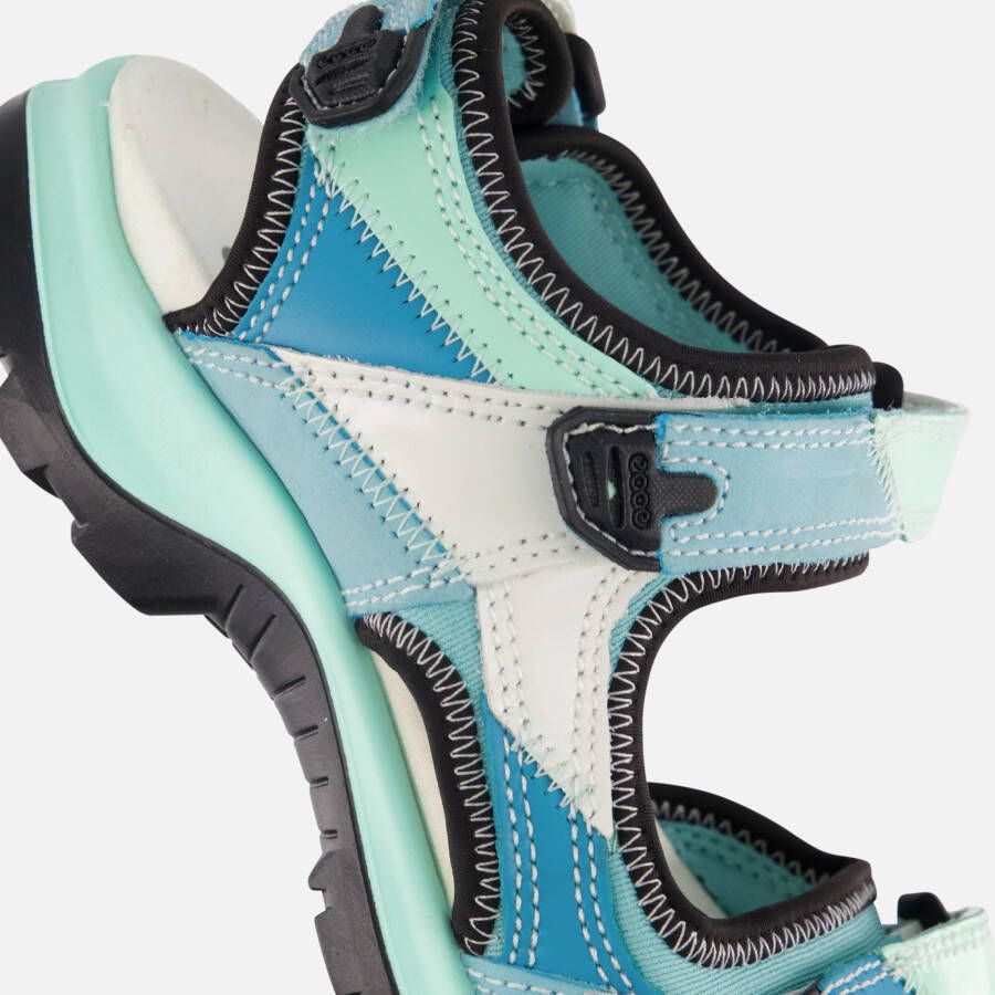 ECCO Offroad Sandalen blauw Nubuck