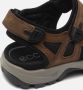 ECCO Offroad Yucatan Sandal Sandalen bruin zwart - Thumbnail 8