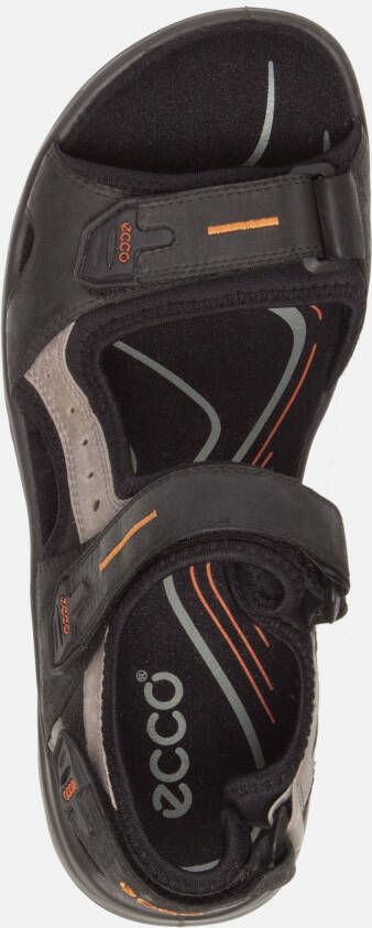 ECCO Offroad sandalen zwart Nubuck