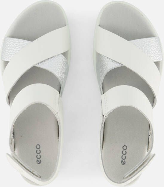 ECCO Samara Sandalen wit Leer