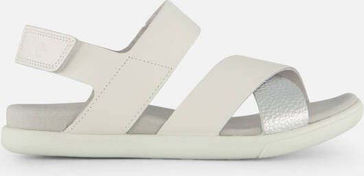 ECCO Samara Sandalen wit Leer