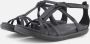 ECCO Simpil Sandalen zwart Leer - Thumbnail 3