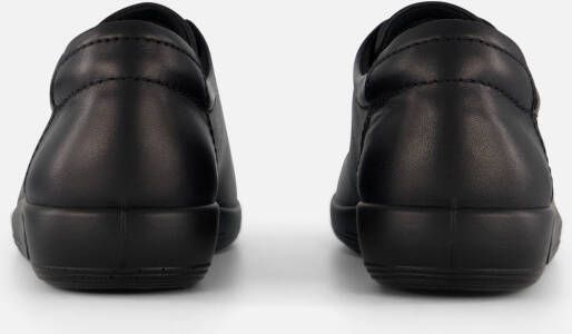 ECCO Soft 2.0 Sneakers zwart Leer