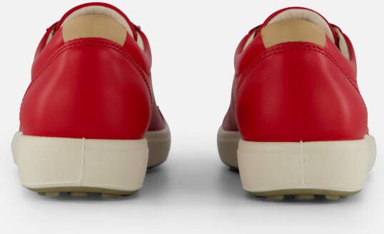 ECCO Soft 7 W Sneakers rood Leer