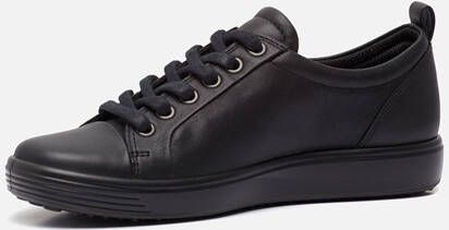 ECCO Soft 7 W veterschoenen zwart Textiel