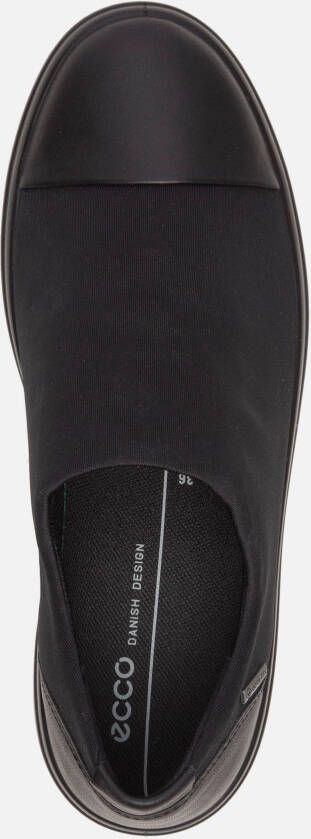 ECCO Soft 7 Wedge Instappers zwart Textiel