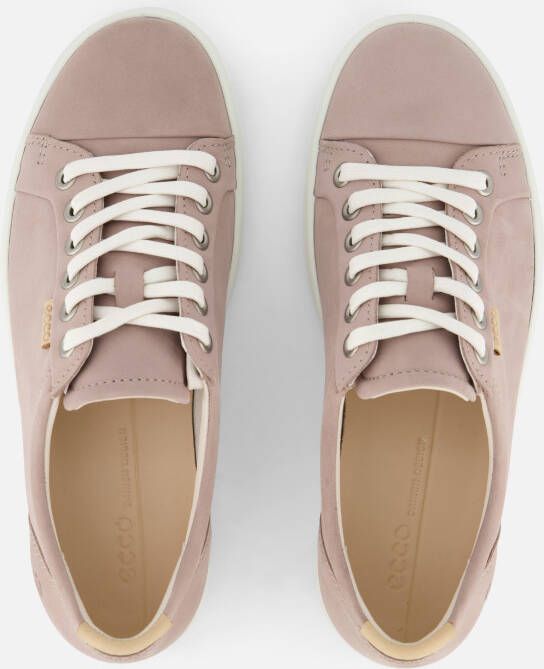 ECCO Soft Sneakers grijs Leer