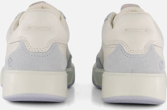 ECCO Street Court Sneakers wit Leer