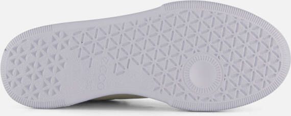 ECCO Street Court Sneakers wit Leer