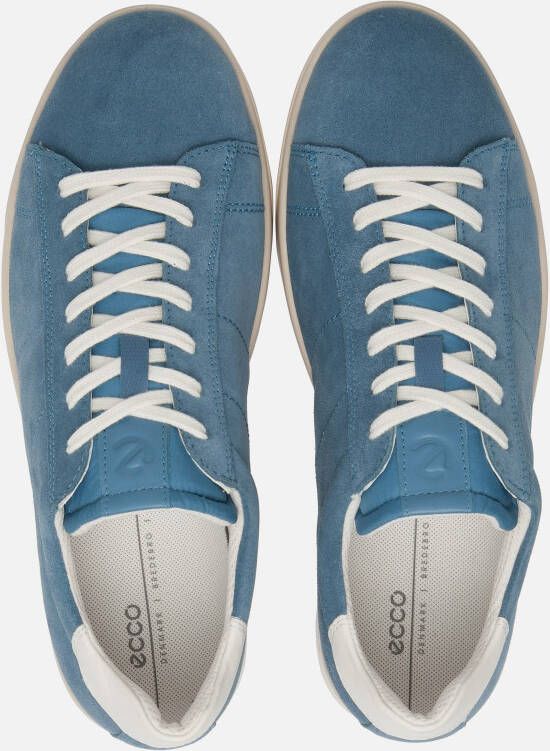 ECCO Street Lite M Sneakers blauw Suede