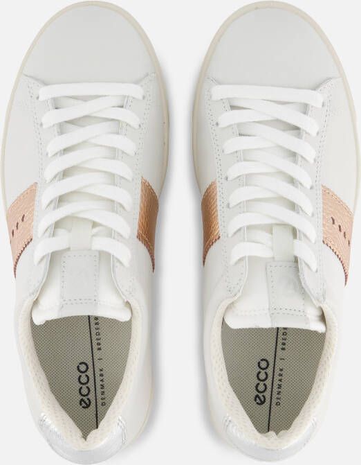 ECCO Street Lite wit Leer