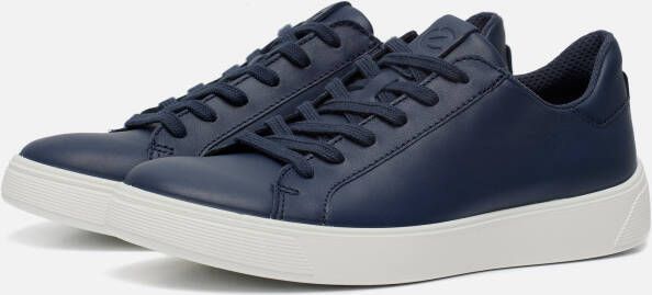ECCO Street Tray M Sneakers blauw Nubuck
