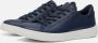 ECCO Street Tray M Sneakers blauw Nubuck Heren - Thumbnail 2