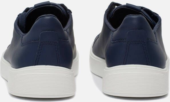 ECCO Street Tray M Sneakers blauw Nubuck