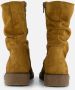Feyn Giulia Plooi Enkellaarsjes taupe Suede - Thumbnail 2