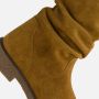 Feyn Giulia Plooi Enkellaarsjes taupe Suede - Thumbnail 5