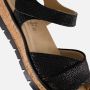Feyn Mia01 Sandalen zwart Leer - Thumbnail 5