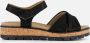 Feyn Mia01 Sandalen zwart Leer - Thumbnail 6