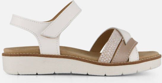 Feyn Nora03 Sandalen wit Leer