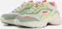 Fila Collene sneakers lichtroze geel mintgroen Jongens Meisjes Mesh Meerkleurig 33 - Thumbnail 2