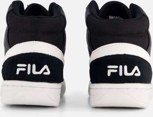 Fila Crew Mid Sneakers zwart Imitatiesuede