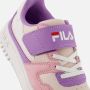 Fila Roze Paarse Klittenbandsneaker voor Meisjes Multicolor Dames - Thumbnail 7