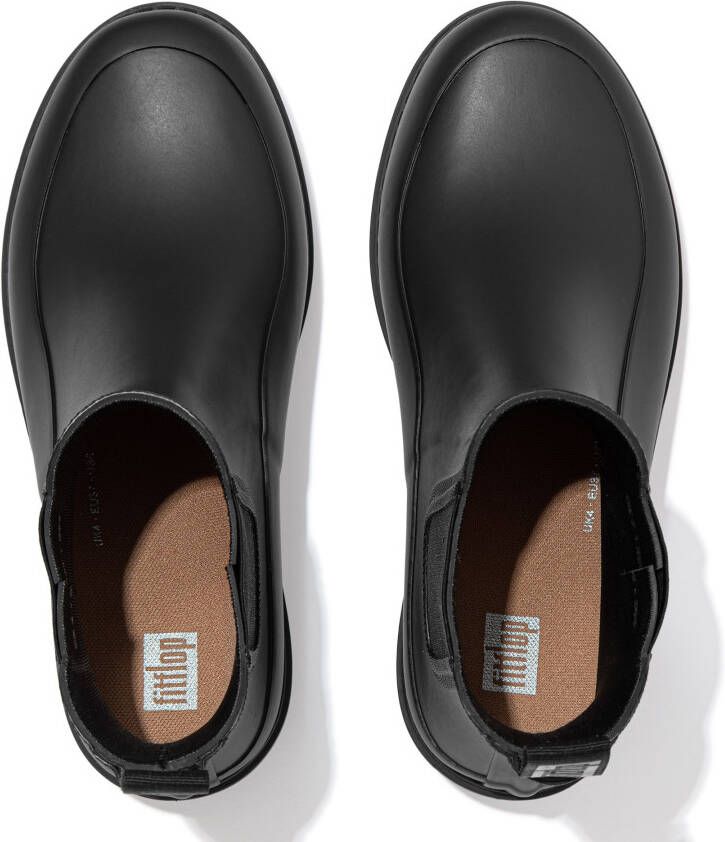 FitFlop Enkellaarsjes zwart Rubber