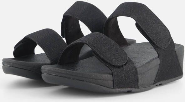 FitFlop Lulu Summerlux Sandalen zwart Textiel